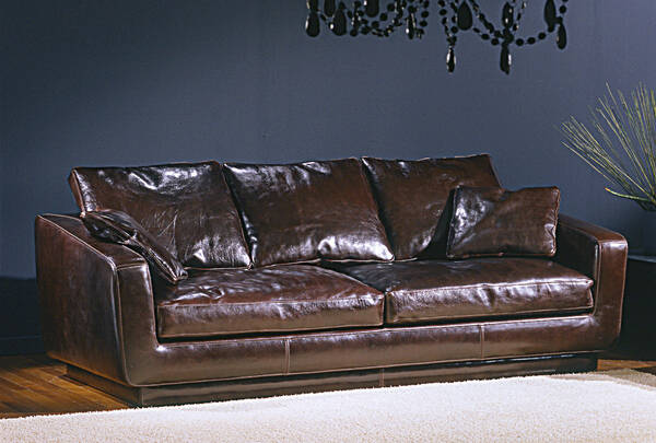 OR-244-3S Transitional Leather Sofa