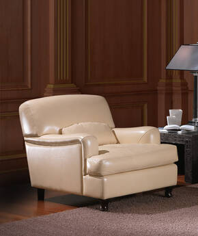OR-246-AB Transitional Leather Armchair