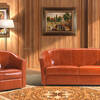 OR-250-2S Contemporary Leather Love Seat