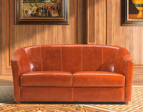 OR-250-2S Contemporary Leather Love Seat