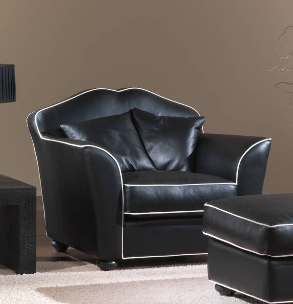 OR-248-A Transitional Leather Armchair