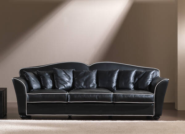 OR-248-3S Transitional Leather Sofa