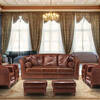 OR-237-3S Transitional Leather Sofa