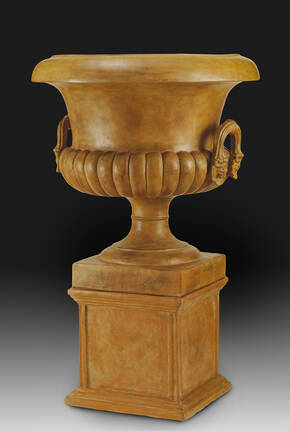 CEC-449 Pair of Large Terracotta Planters