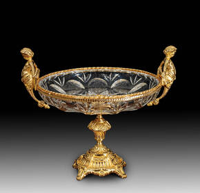 TZ-226 Clear Crystal Jardiniere