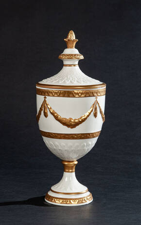 PV-3104-04 Festoon Porcelain Urn