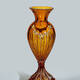 V-1326 Amber Crystal Vase