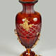 V-1284 Vase Amber Crystal