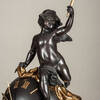 F-OB-80 Marquinia Marble Mantel Clock