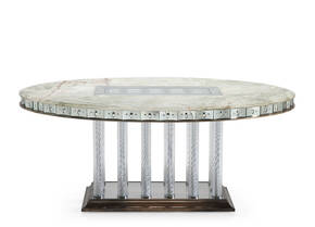 AV-P8040 Mirrored Dining Table