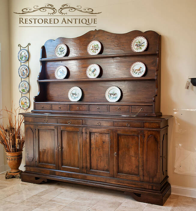 GM1801 Antique Italian Buffet David Michael Furniture