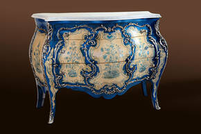 BN-312-N Painted Bombay Chest