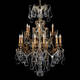 BL-140 Six-Light Rococo Crystal Chandelier