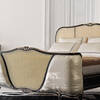 AC-110409-C19 Louis XV Bed with Vienna Straw Panels