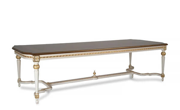 AC-3559-R32C Louis XVI Inlaid Dining Table