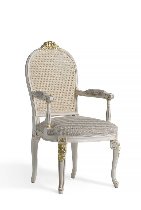 AC-17279-P Dining Armchair with Vienna Straw Back