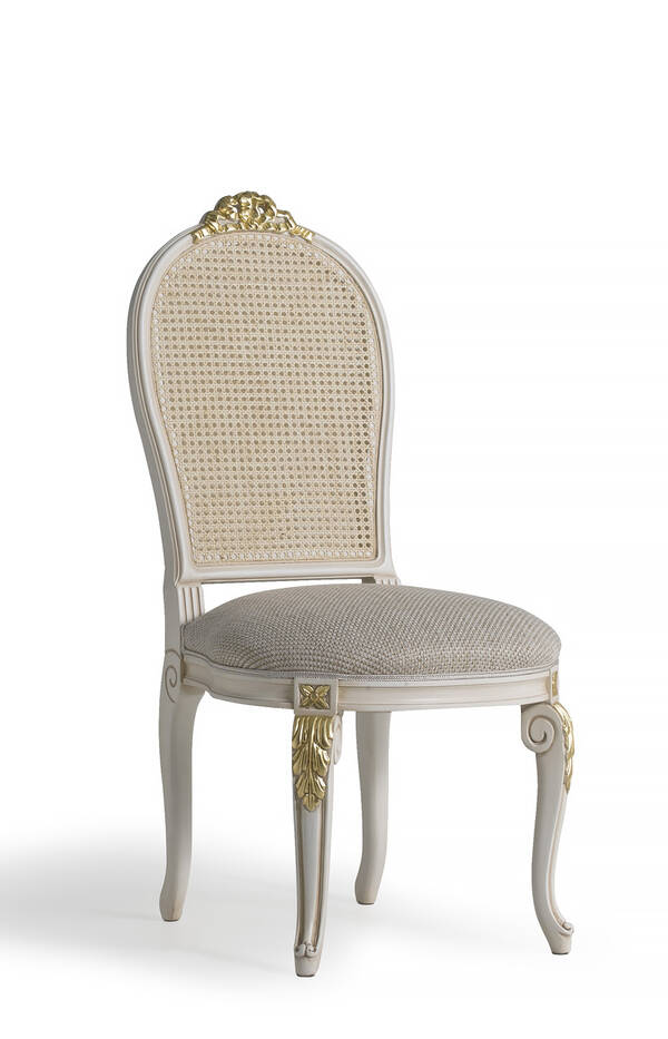 AC-17279 Louis XVI Side Chair with Vienna Straw Back