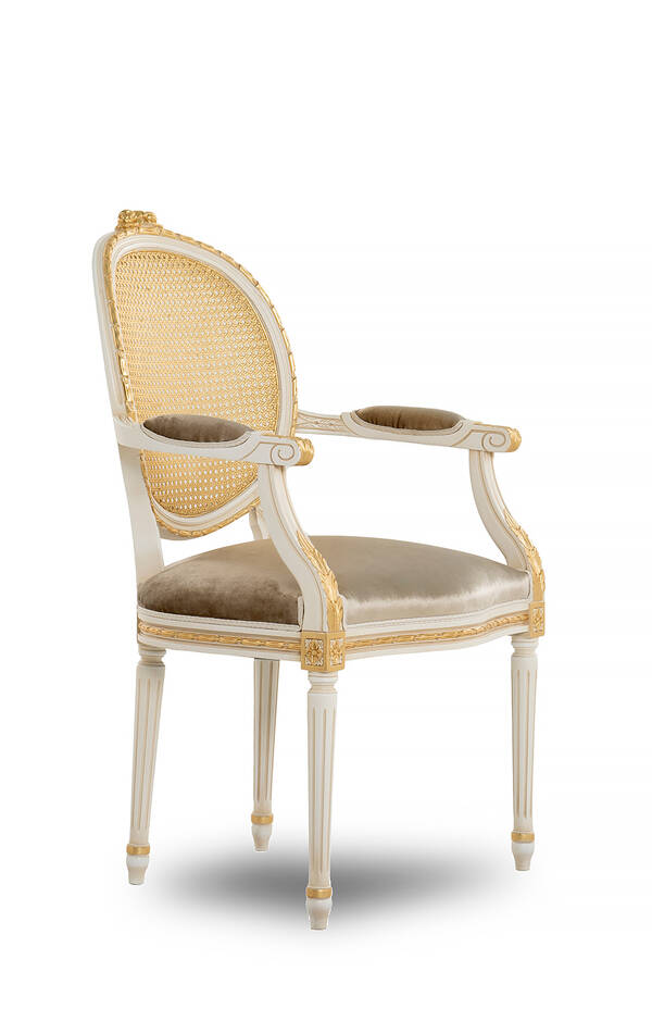AC-7499 Dining Armchair with Vienna Straw Back