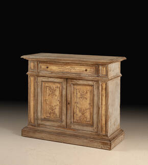 BAR-100 Rustic Hand Painted Sideboard