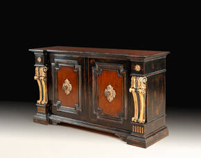 GV-834-EG Sideboard - Ebony & Gold