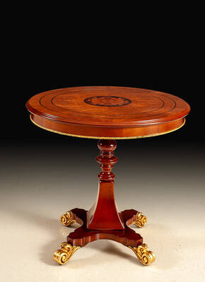 VG-1162 Round Lamp Table