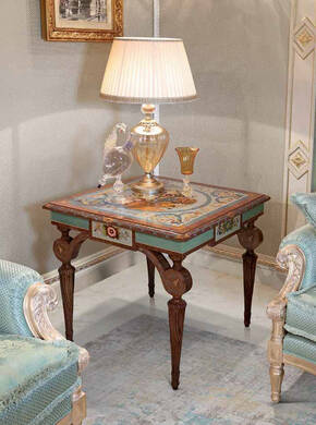 MN-A-817 Italian Intarsia Side Table