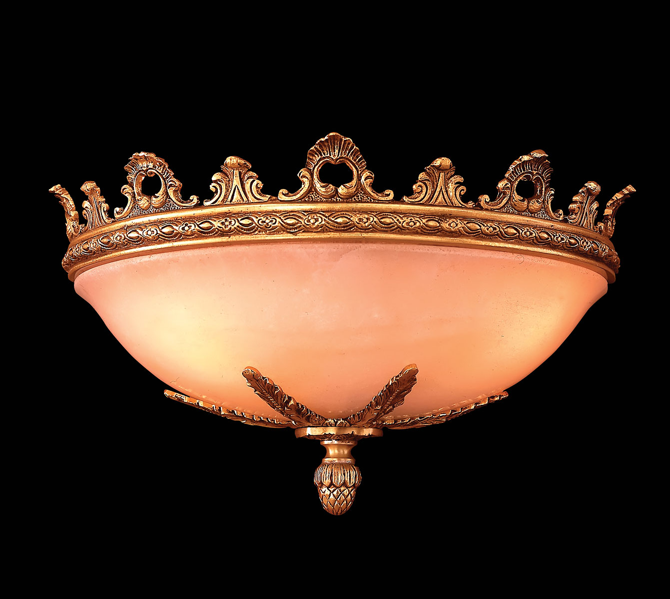 M-18898 White Alabaster Wall Sconce - Image 1