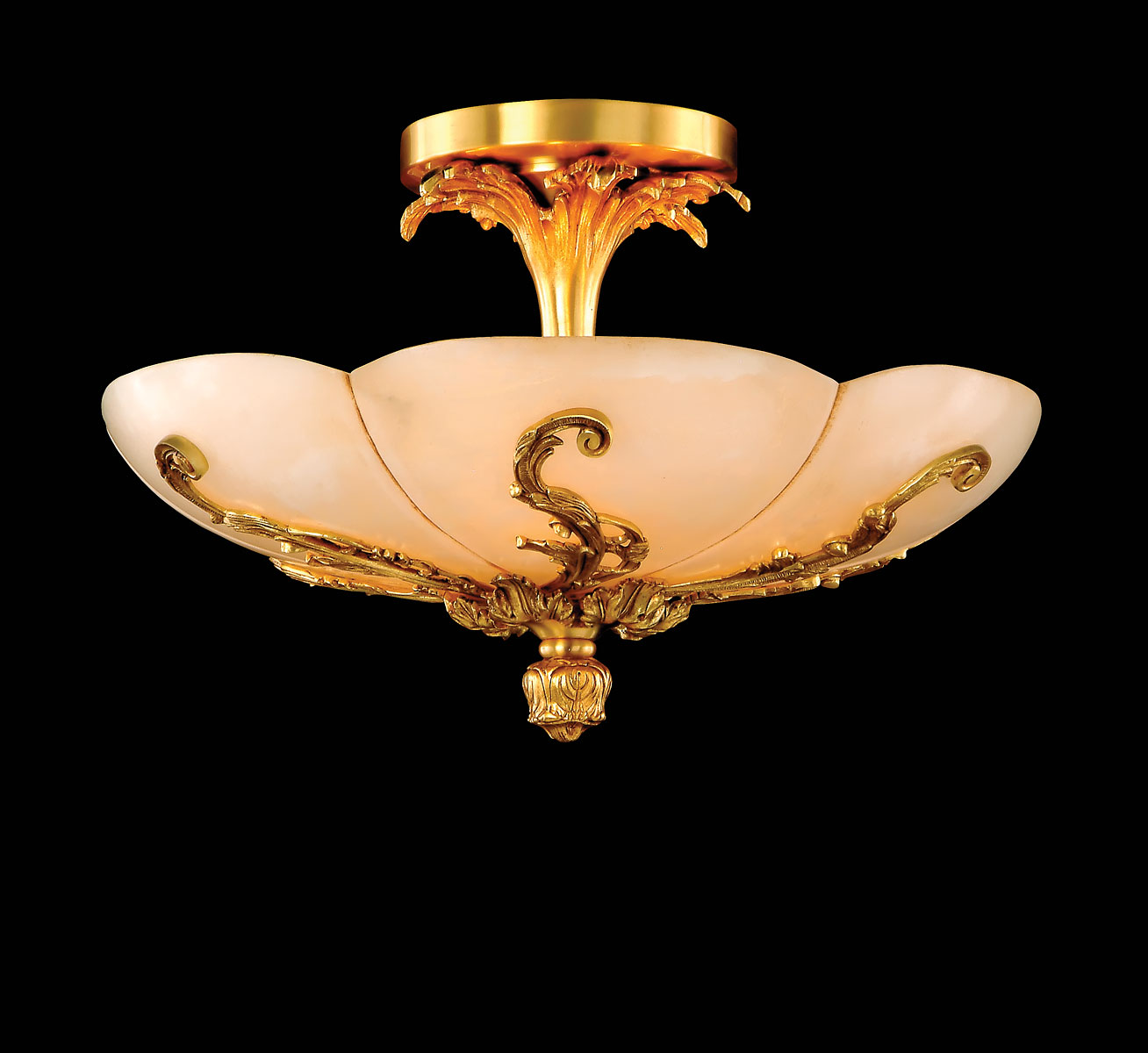 M-19442 Alabaster Ceiling Fixture - Image 1