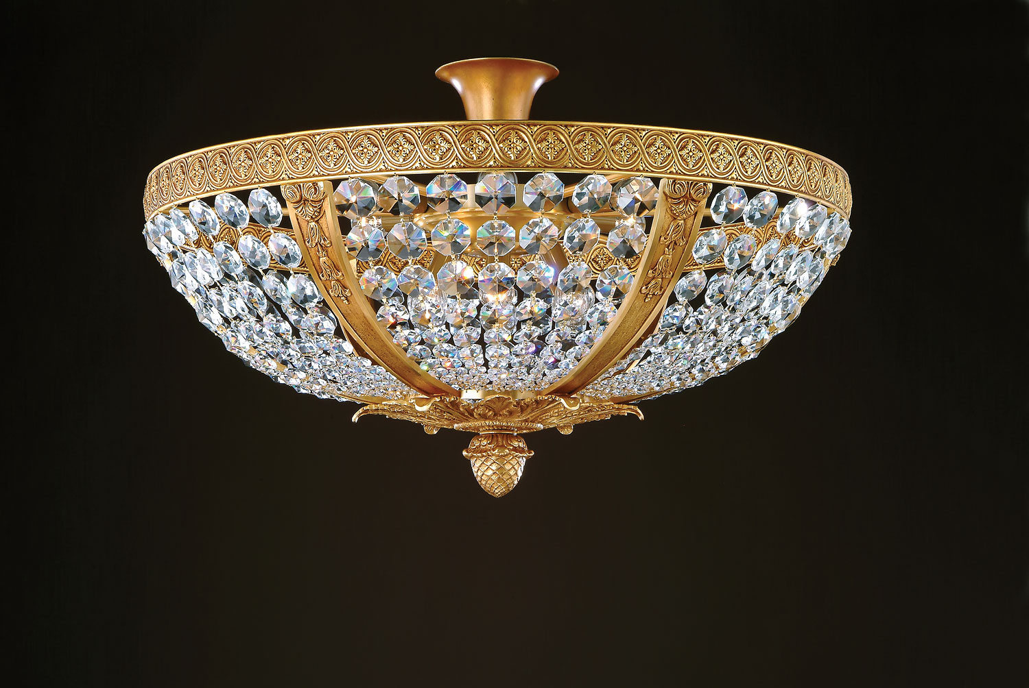 M-19602-SE Crystal Ceiling Fixture - Image 1