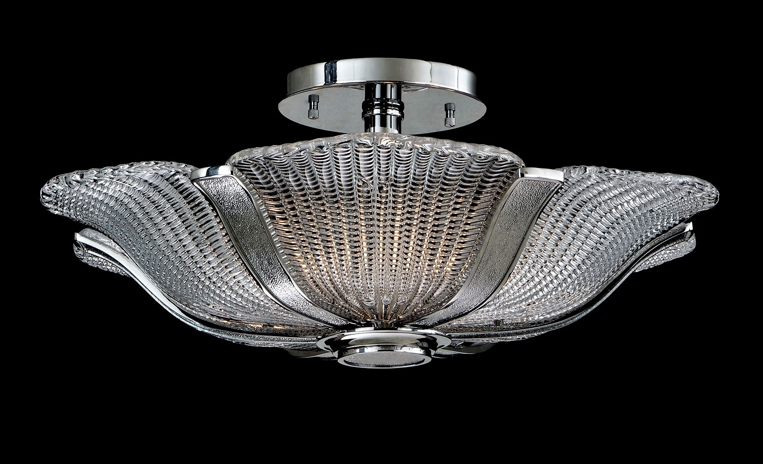 M-20013 Venetian Glass Ceiling Fixture - Image 1