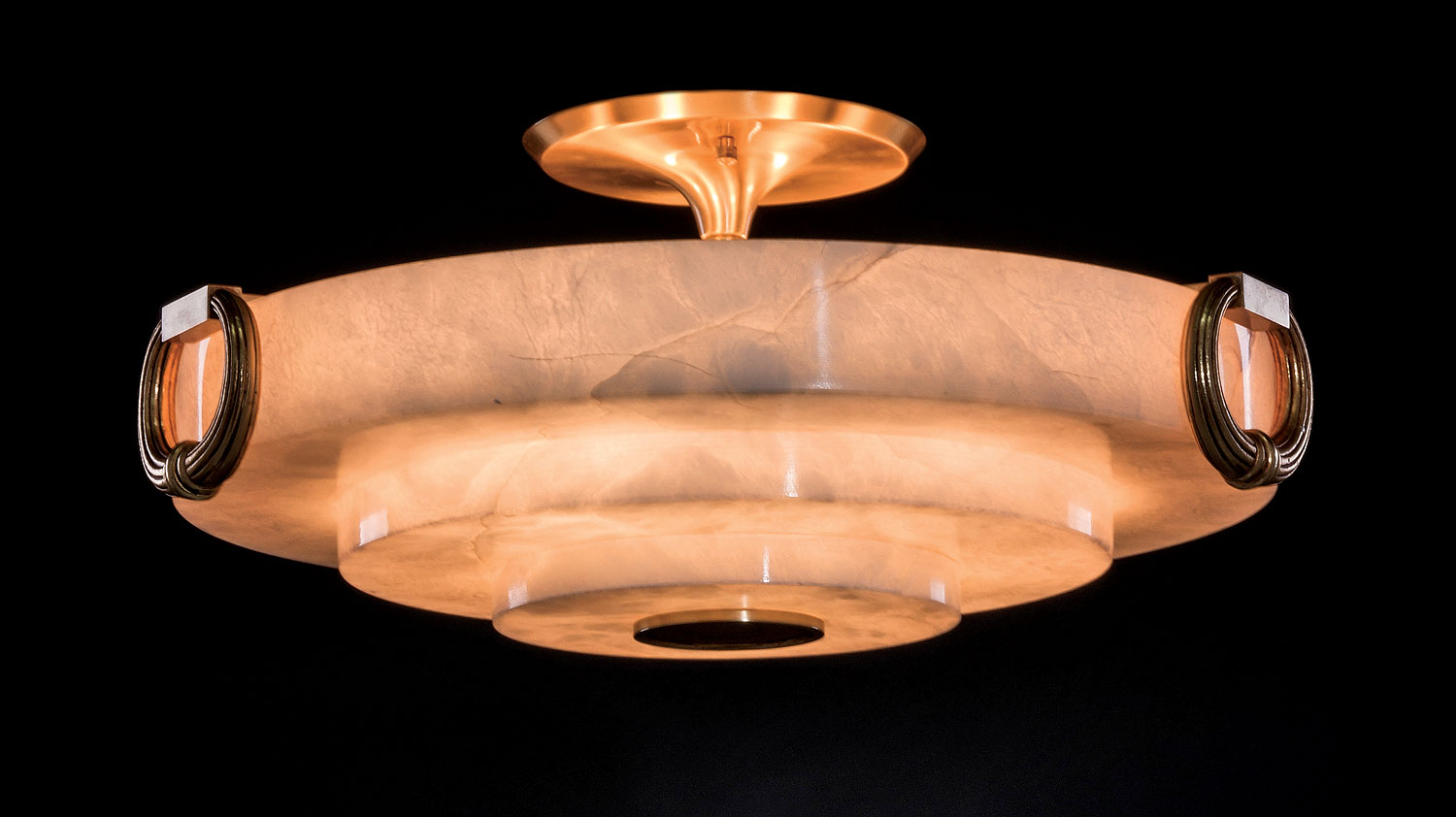 M-20089 Alabaster Ceiling Fixture - Image 1