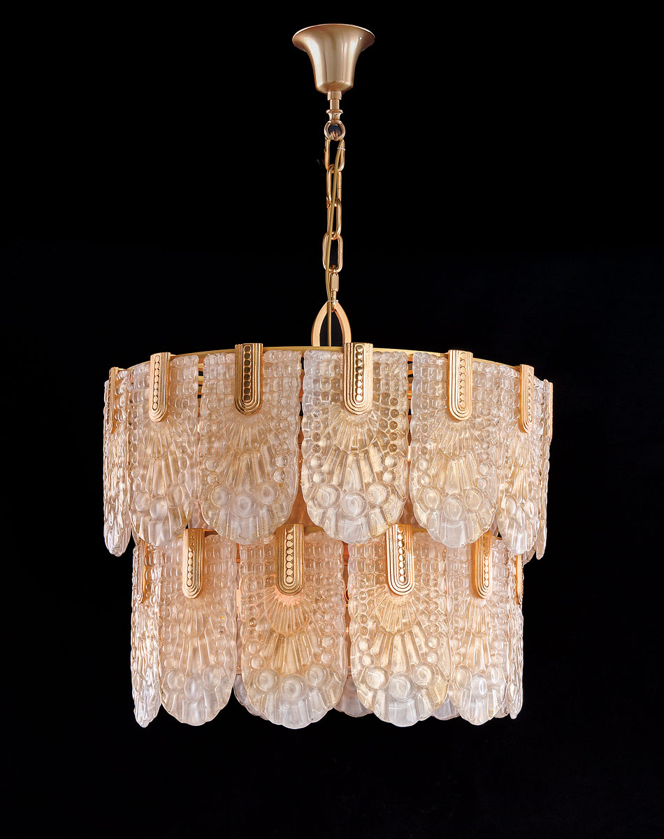 M-20123-1 Pendant 24K Gold Crystal - Image 1