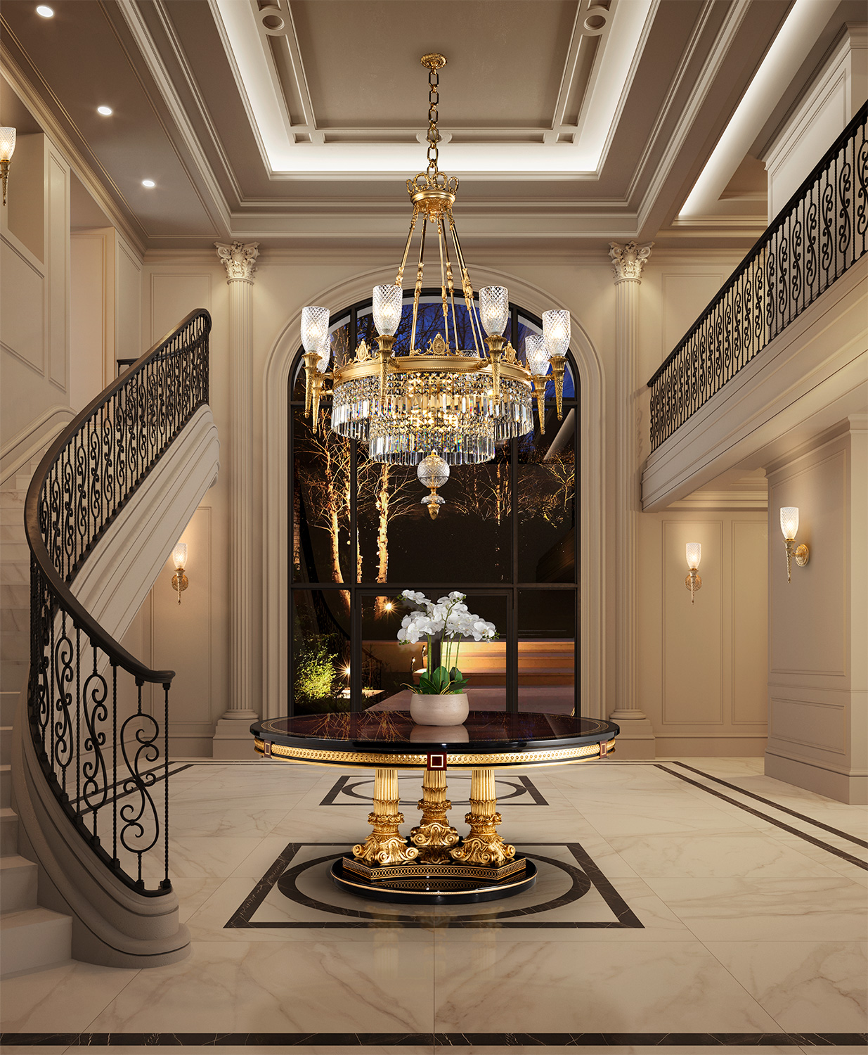 M-20347 Empire Chandelier - Image 3