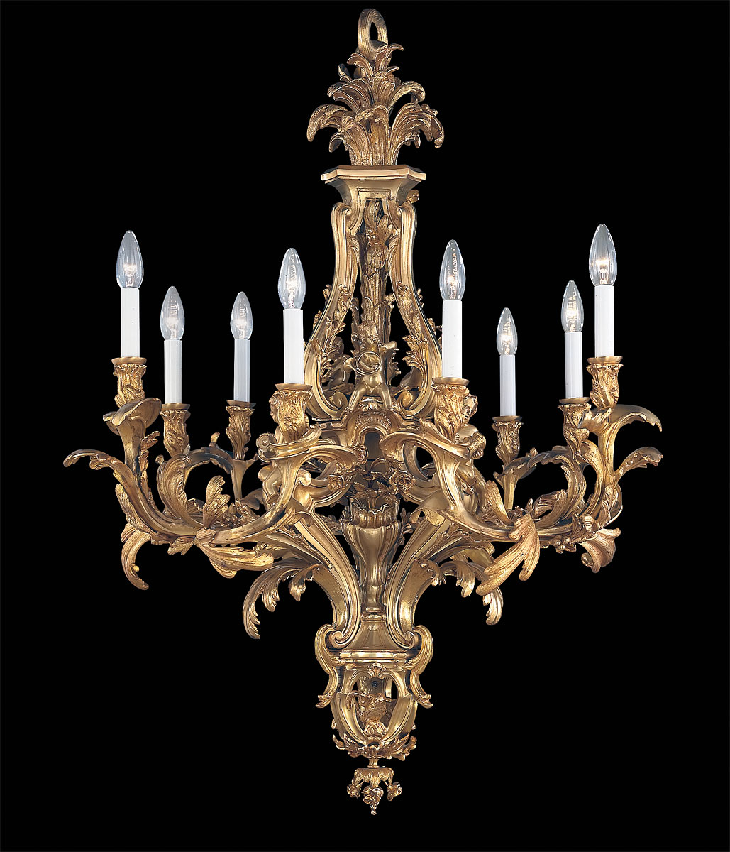 M-2400 Bronze Chandelier - Image 1