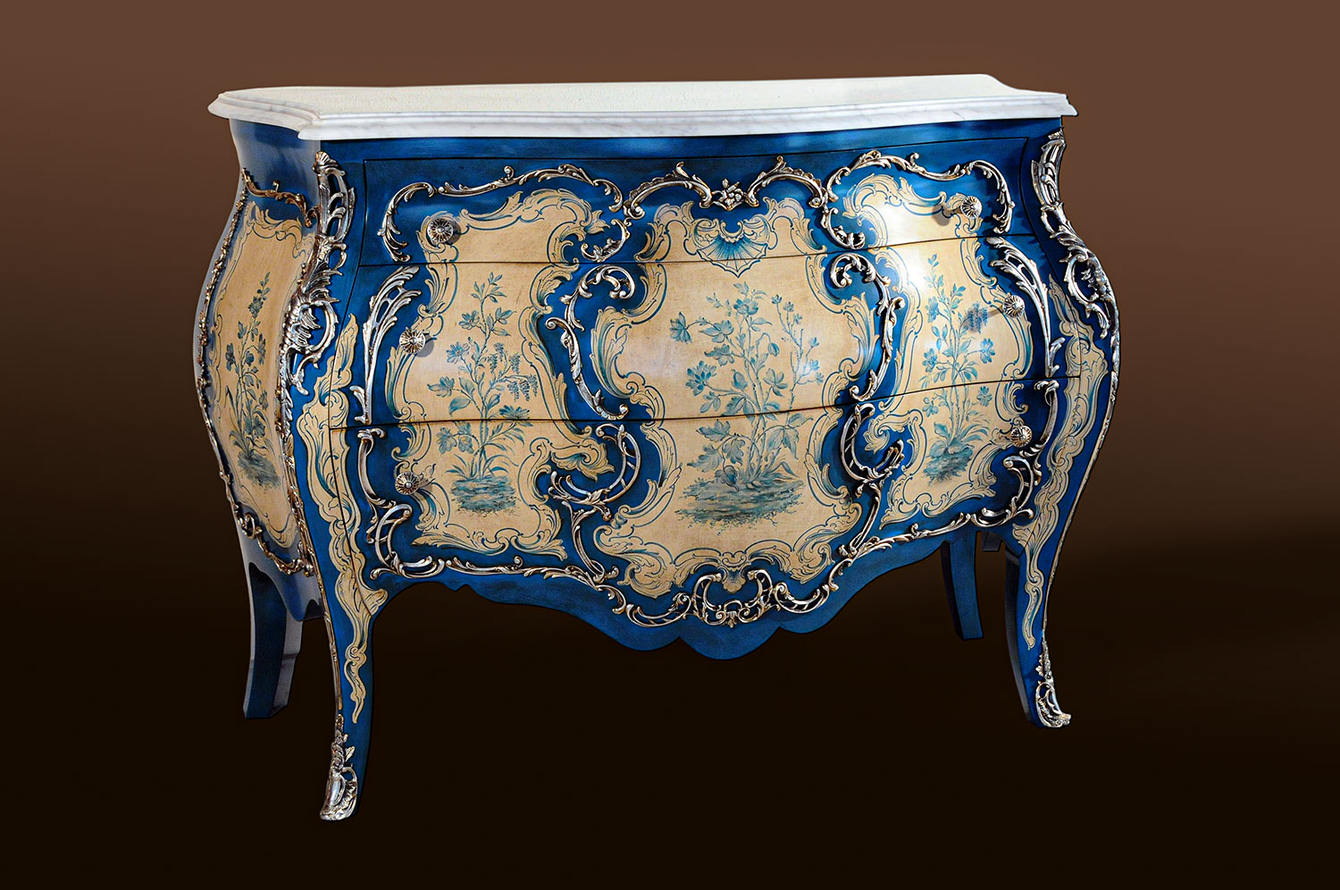 BN-312-N Painted Bombay Chest - Image 1
