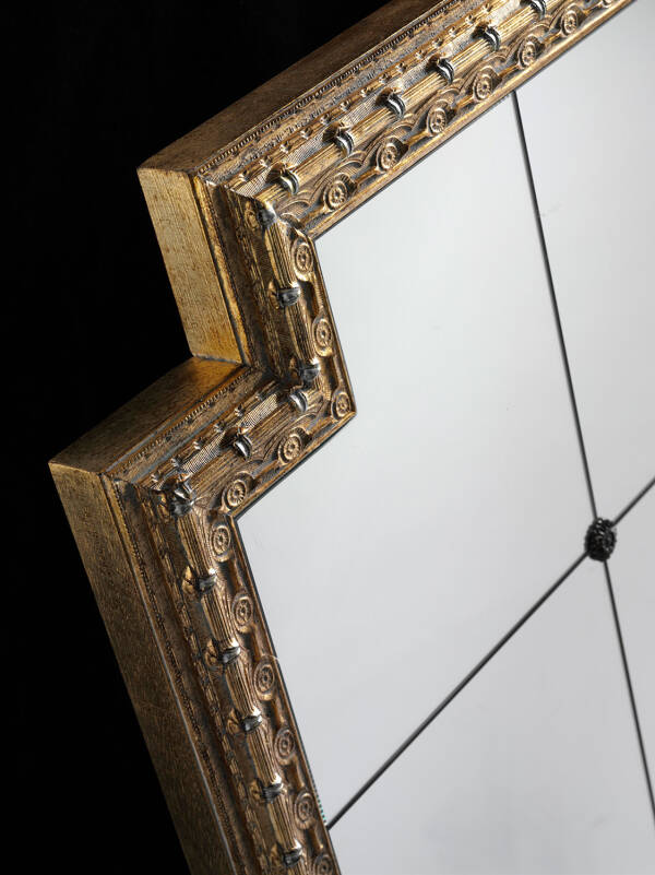 GV-653 Gold Leaf Panel Mirror