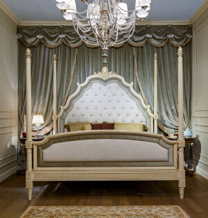 GV-683-W King Size Poster Bed ( White Finish ) - Image 6