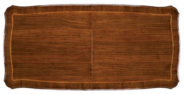 GV-813-BG French Dining Table - Ebony & Gold