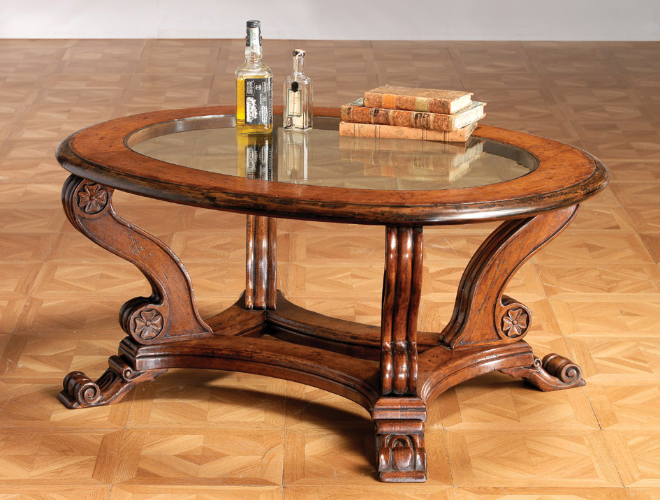 GV-814 Oval Coffee Table - Image 1