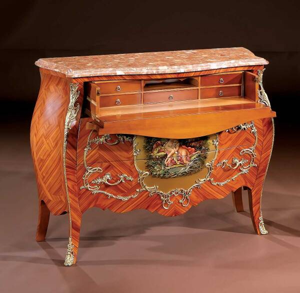 BN-312A Bombay Chest w/ Writing Table