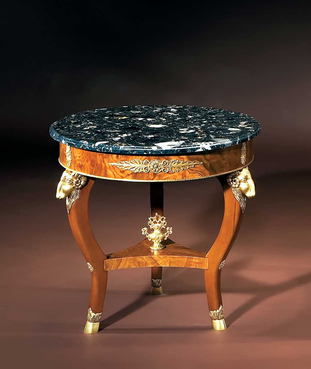 BN-1998N Marble Top Empire Table - Image 1