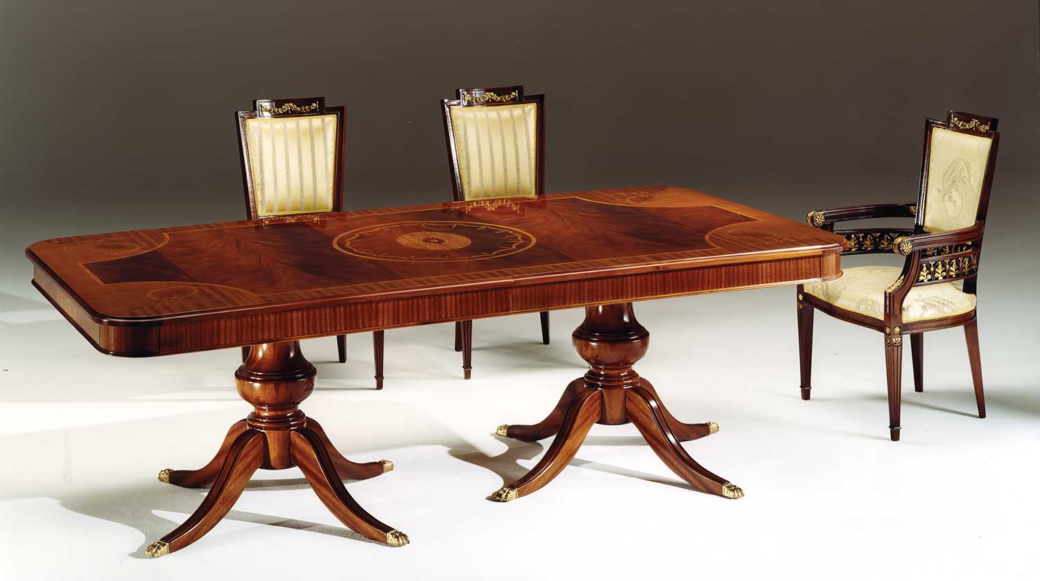 DM-A544 English Style Dining Table - Image 1