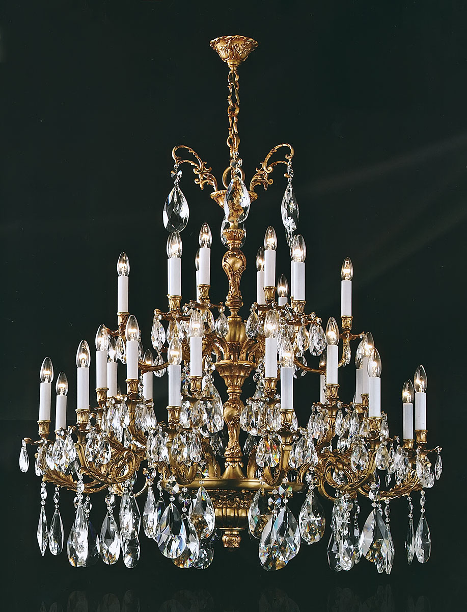 M-19829 Chandelier w/ Scholer Crystal - Image 1