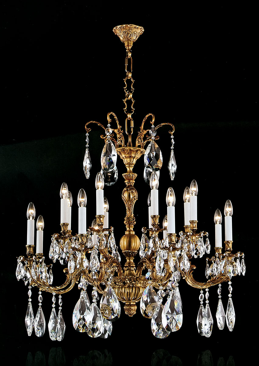 M-19834 Chandelier w/ Scholer Crystal - Image 1