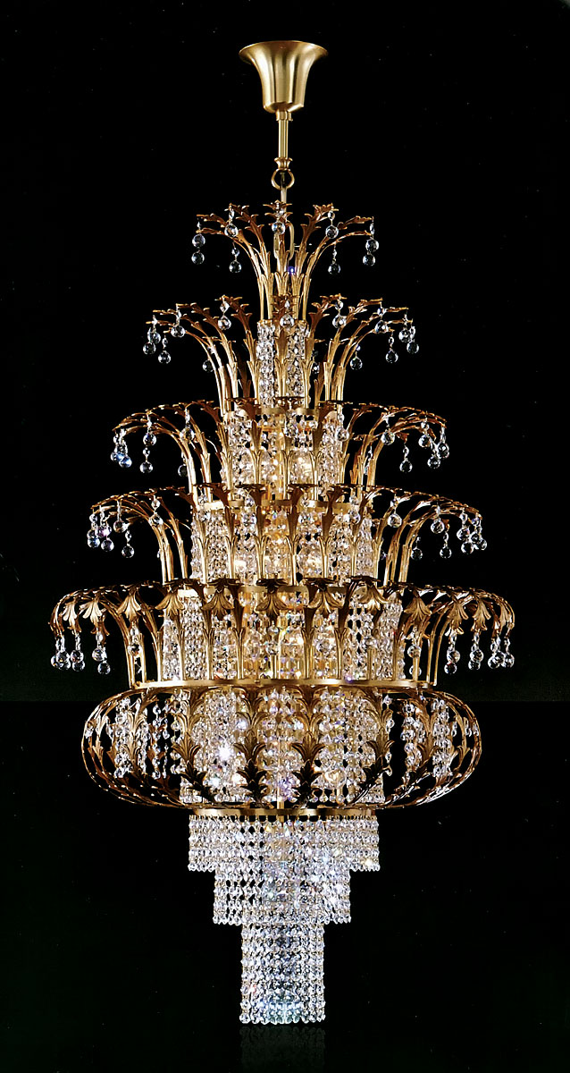 M-19860 Chandelier w/ Scholer Crystal - Image 1