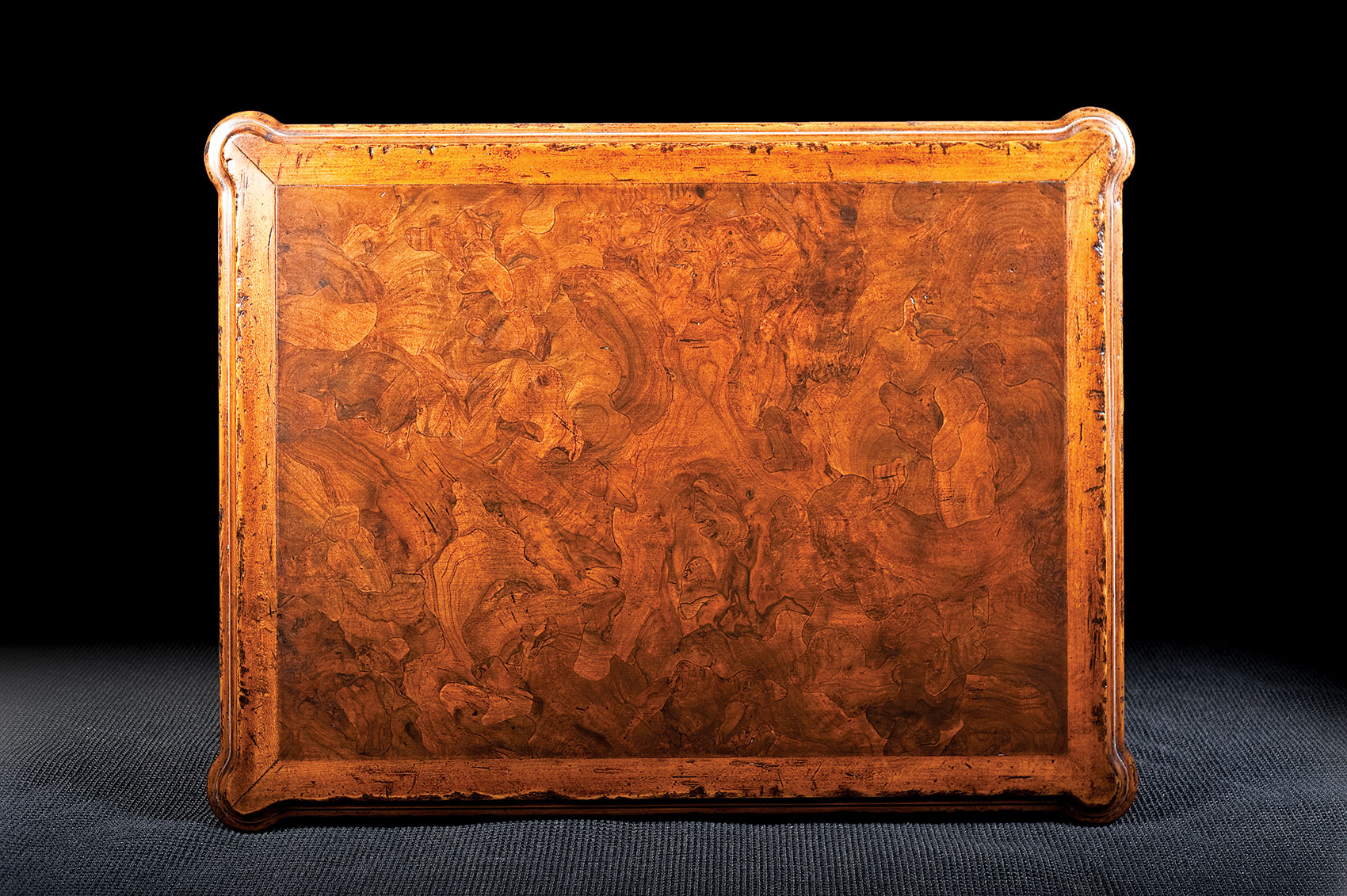 B-13W Coffee Table with Burl Wood Top - Image 2