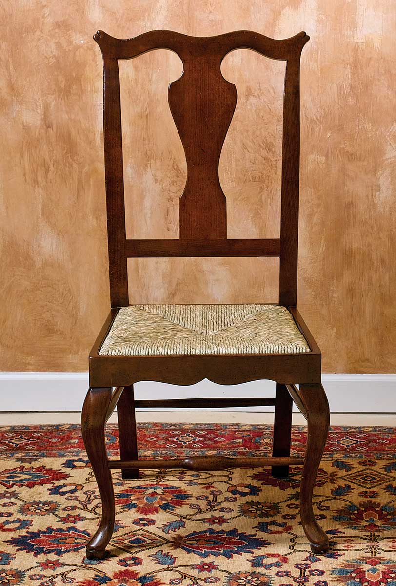 B-7C Side Chair w/ Rush Seat - Image 1