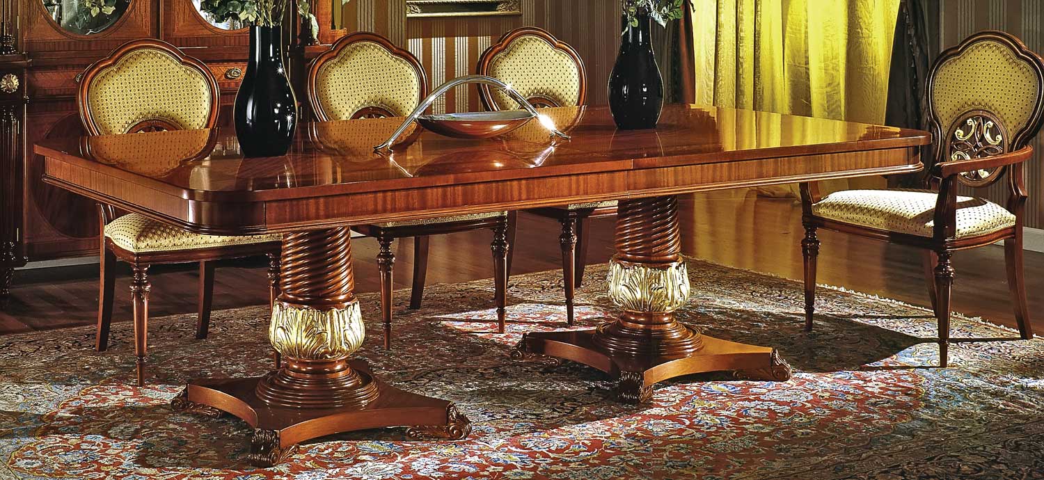 DM-A648 English Style Dining Table - Image 1
