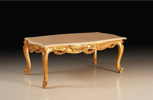 GL-1568-TC Carved Coffee table