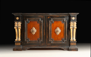 GV-834-EG Sideboard - Ebony & Gold - Image 2